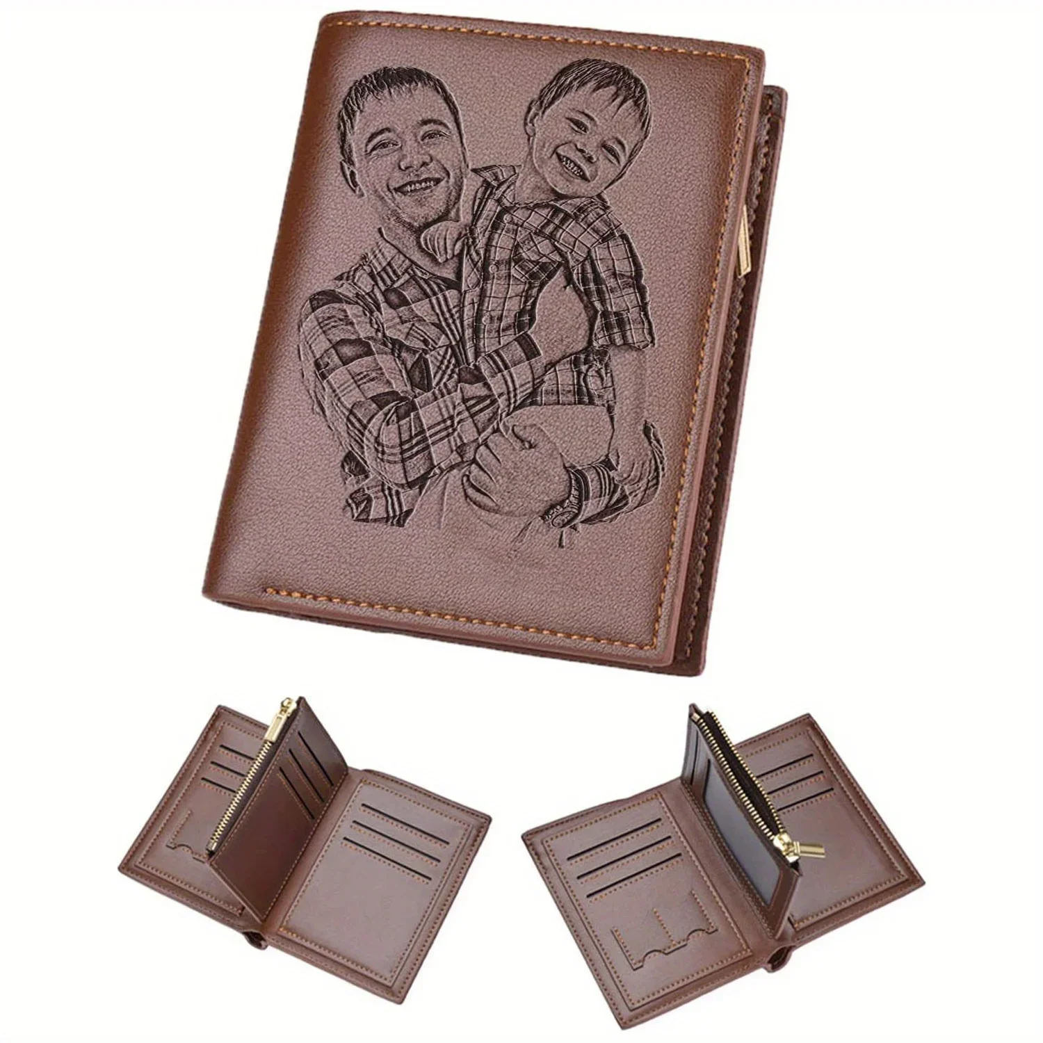 Photographic Memory - Dompet Foto Pria Berukir Kustom |