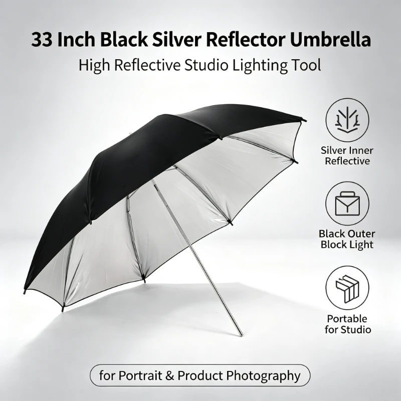 Payung Reflektif Hitam Tahan L - Photography Umbrella ulasan dan harga