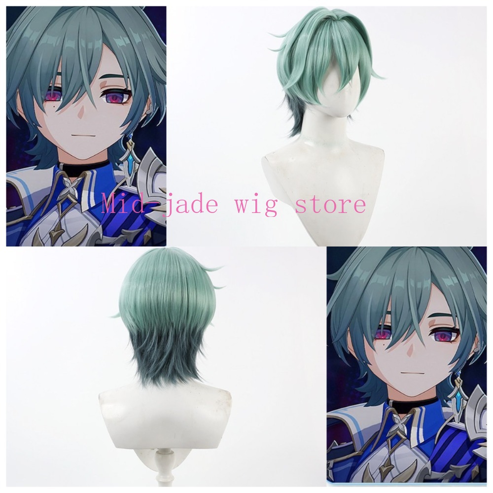 Wig Cosplay Genshin Impact Loh - Photography Japanese ulasan dan harga