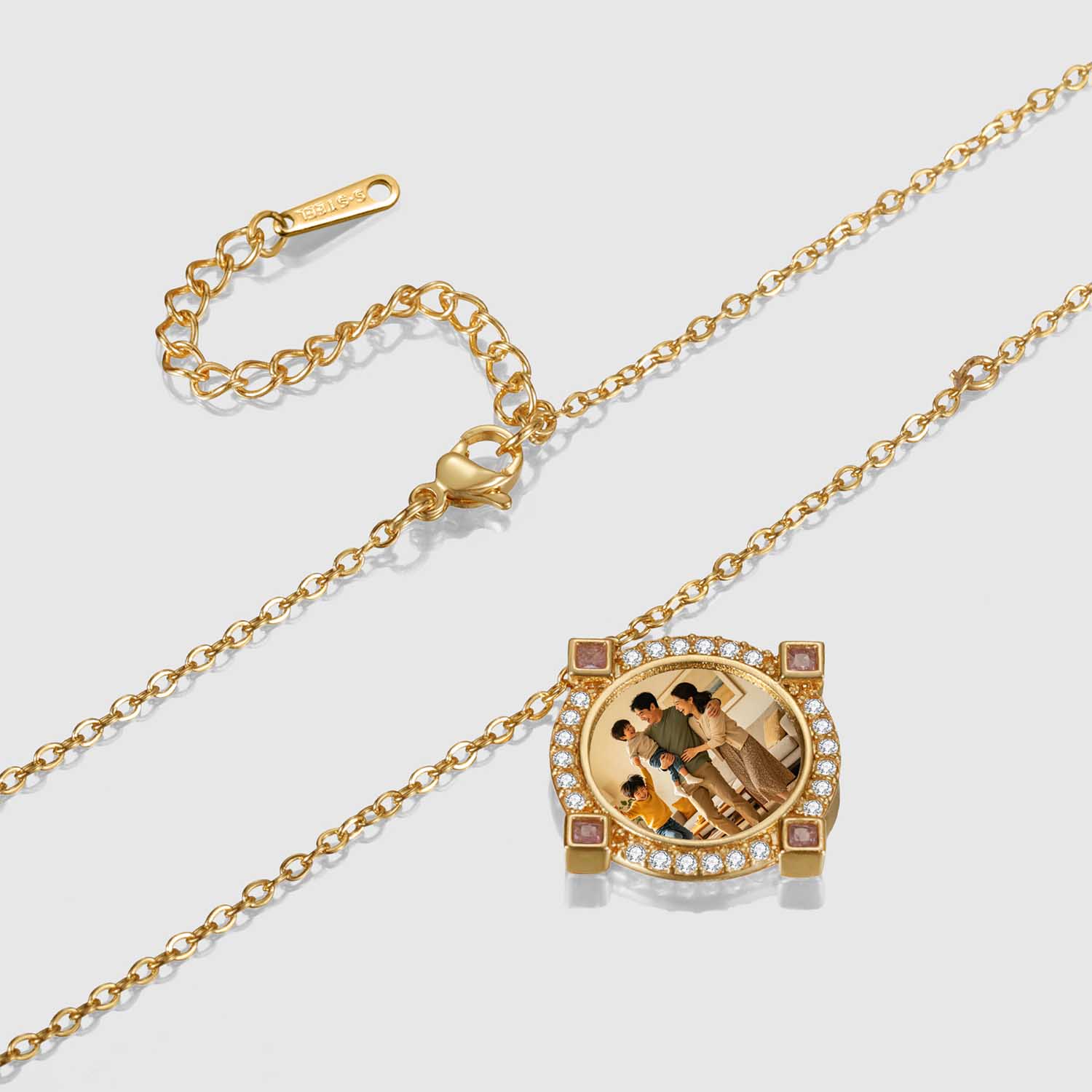 Kalung Foto Bulat Custom Qitia - Photographic Memory ulasan dan harga
