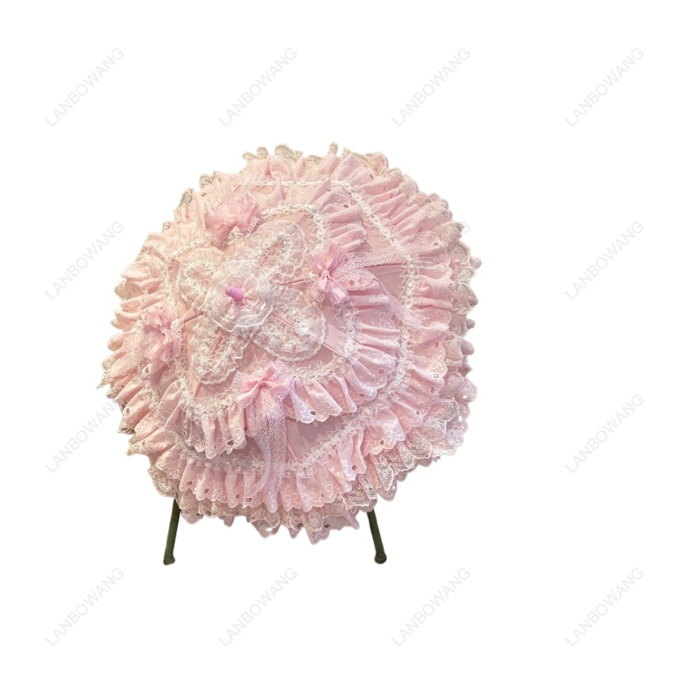 Payung Mini Hiasan Bunga Hati  - Photography Umbrella ulasan dan harga